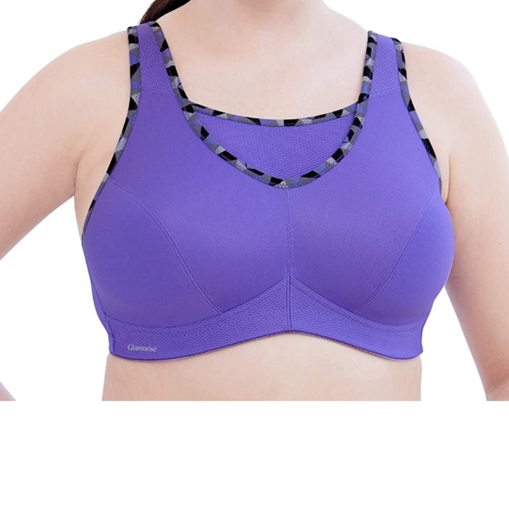 Glamorise Purple Sports Bra